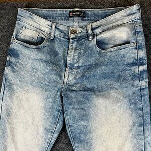 VTG Southpole Jeans Mens 34x30 Blue Acid Wash Denim Cotton Low Rise Straight Leg
